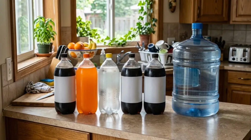 What Does 20 Pounds of Fat Look Like 14 Five two-liter bottles showing the real volume of what 20 pounds of fat looks like