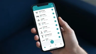 Diagram comparing exercise count in a full body workout versus a push pull legs split routine
