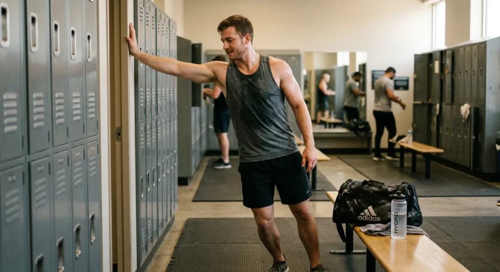 post workout recovery after chest and shoulder workout